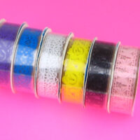Coloured Lace Kawaii Deco Tape - Small