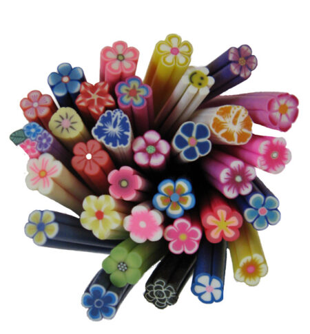 Fimo Nail Art Polymer Clay Flower Cane