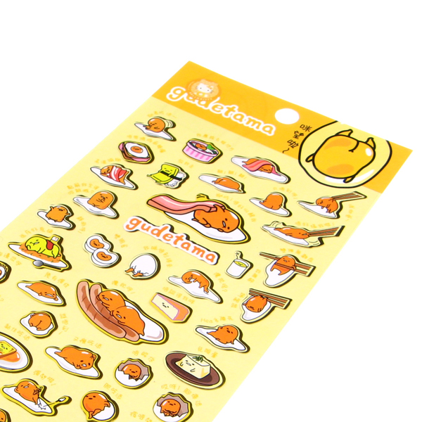 Gudetama lazy Egg Stickers  2 99 buy at Something 