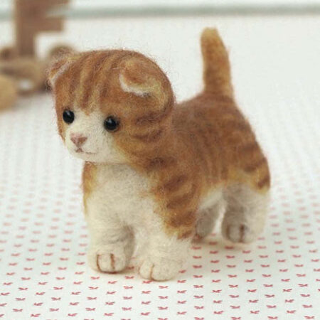 Hamanaka Needle Felting Kit - Munchkin Cat