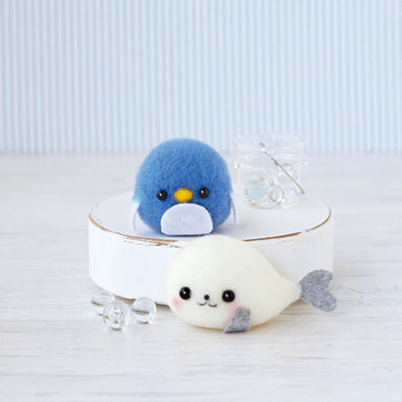 Hamanaka Needle Felting Kit - Seal & Penguin