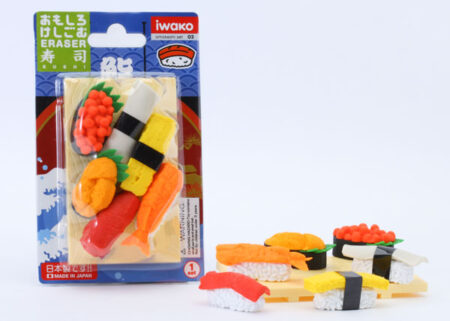 Iwako Eraser Set - Sushi Blister Pack