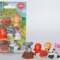 Iwako Eraser Set -  Forest Animals Blister Pack