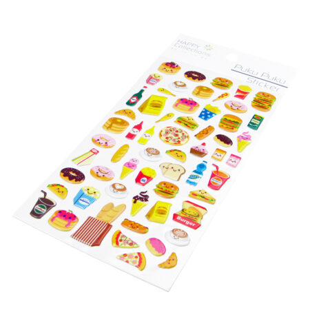 Kawaii 3D Fast Food Stickers