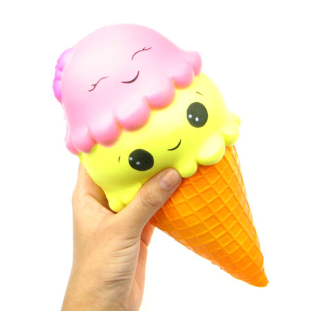 kawaii_face_ice_cream_cone_super_jumbo_slow_rising_squishy