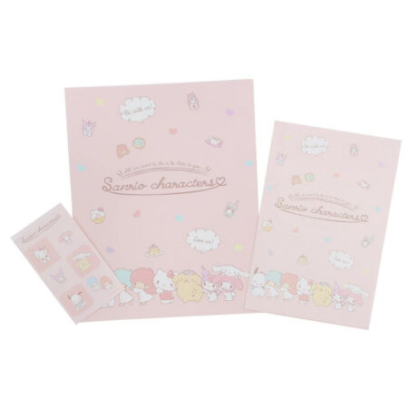 Pink rose Kawaii Cute Jetoy 6 Writing Papers /& 3 Envelopes Letter Set