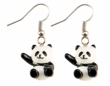 kawaii Panda Drop Earrings
