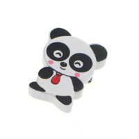 Kawaii Panda Wooden Pin Badge