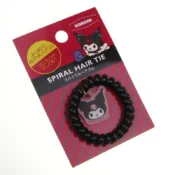 kuromi_spiral_hair_tie