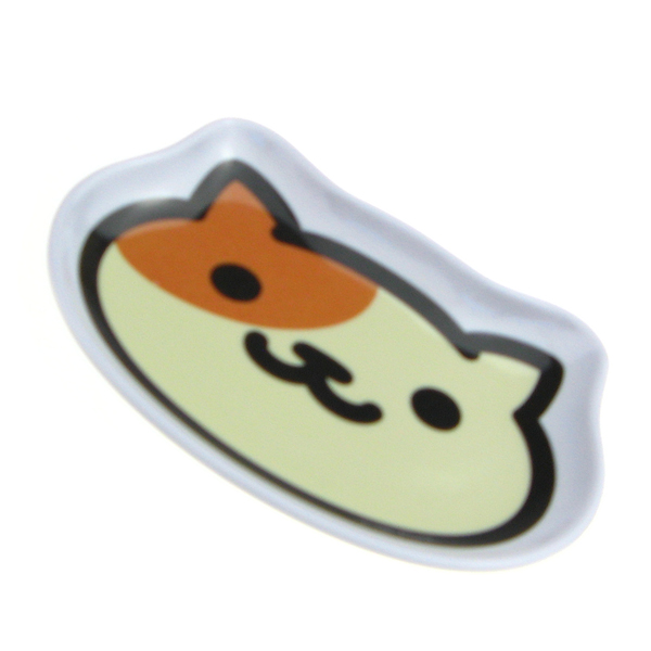 Neko Atsume Die-Cut Melamine Mini Tray - Peaches 1 Neko Atsume Die-Cut Melamine Mini Tray - Peaches