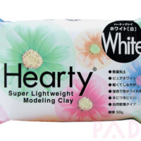 Hearty Super Lightweight Modelling Clay - White 50g
