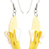 Peeled Banana Earrings