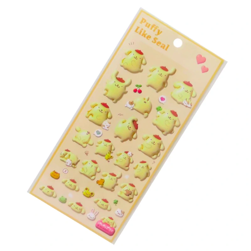 pompompurin_puffy_like_seal_stickers pompompurin_puffy_like_seal_stickers
