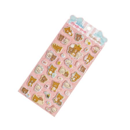rilakkuma_glittery_puffy_sponge_stickers